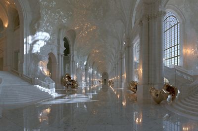 Grand Marble Hall Interior Print.