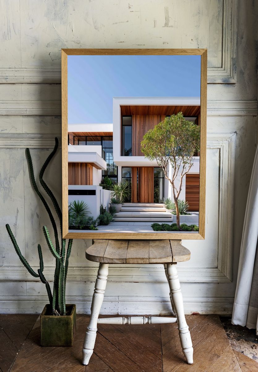 Modern Luxury House Photography Poster. — room view 1