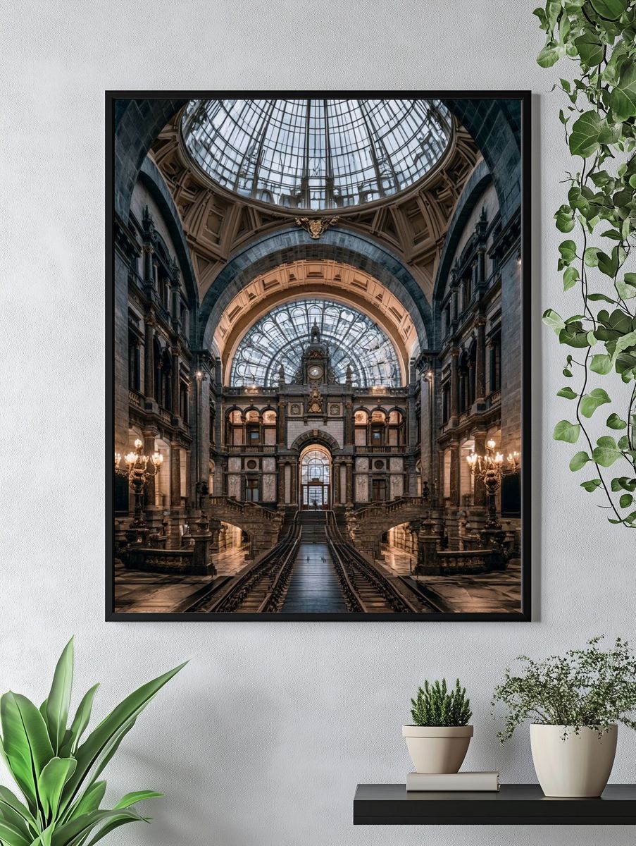 Grand Palace Hall Architecture Poster. — room view 4