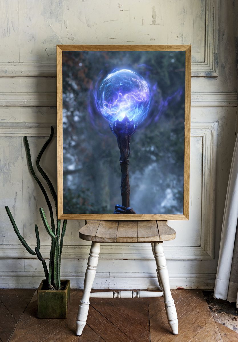 Arcane Orb Fantasy Print. — room view 1