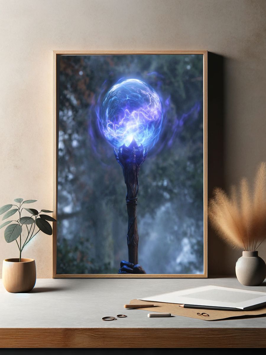 Arcane Orb Fantasy Print. — room view 2