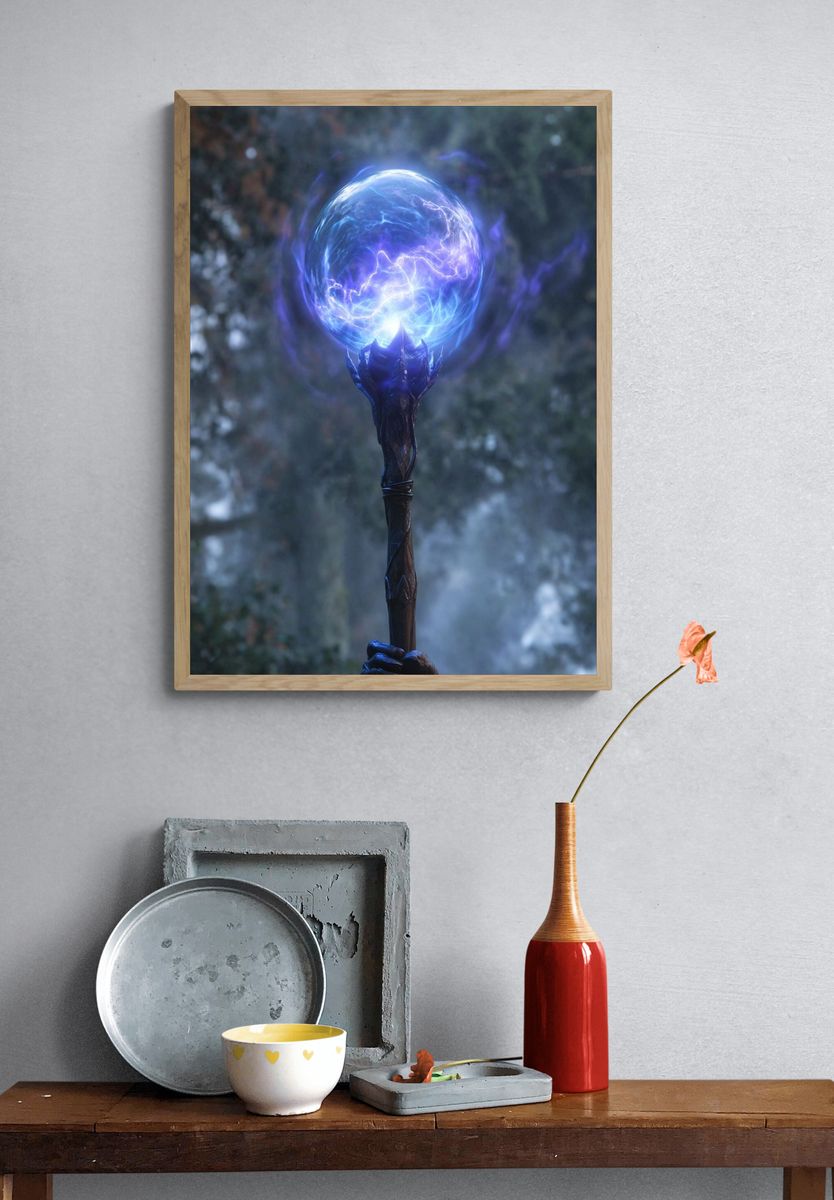Arcane Orb Fantasy Print. — room view 3
