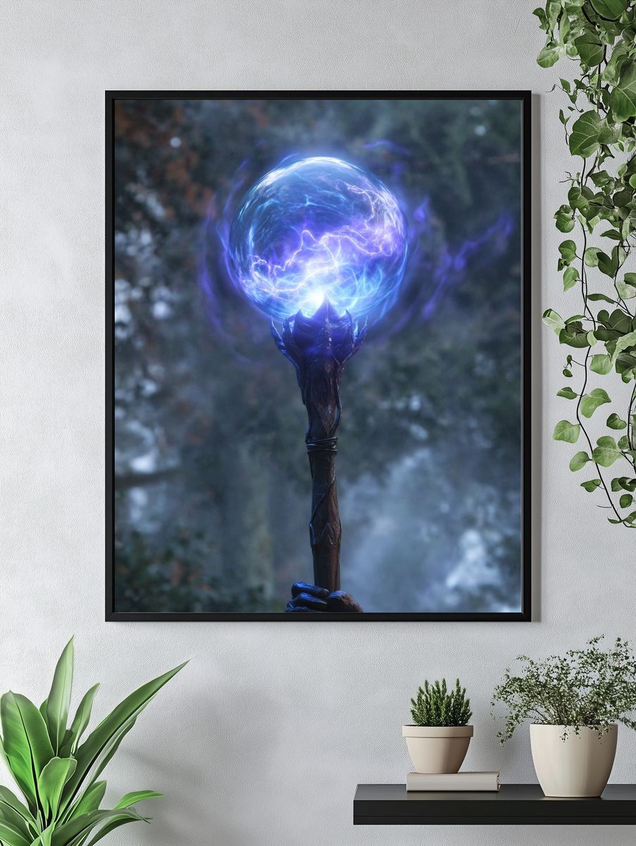 Arcane Orb Fantasy Print. — room view 4