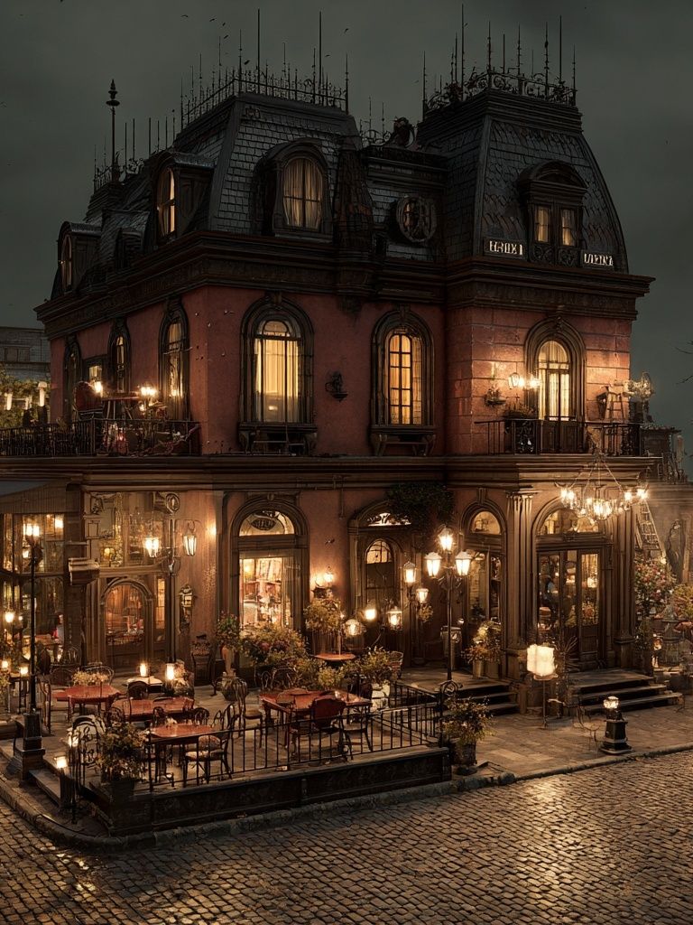 Haunted Parisian Mansion Photography Poster. poster detail