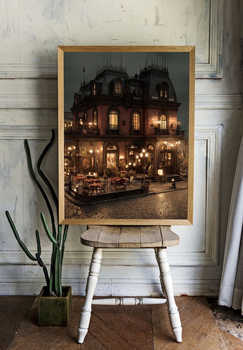 Haunted Parisian Mansion Photography Poster. room preview
