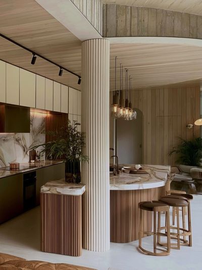 Modern Luxury Kitchen Interior Print.