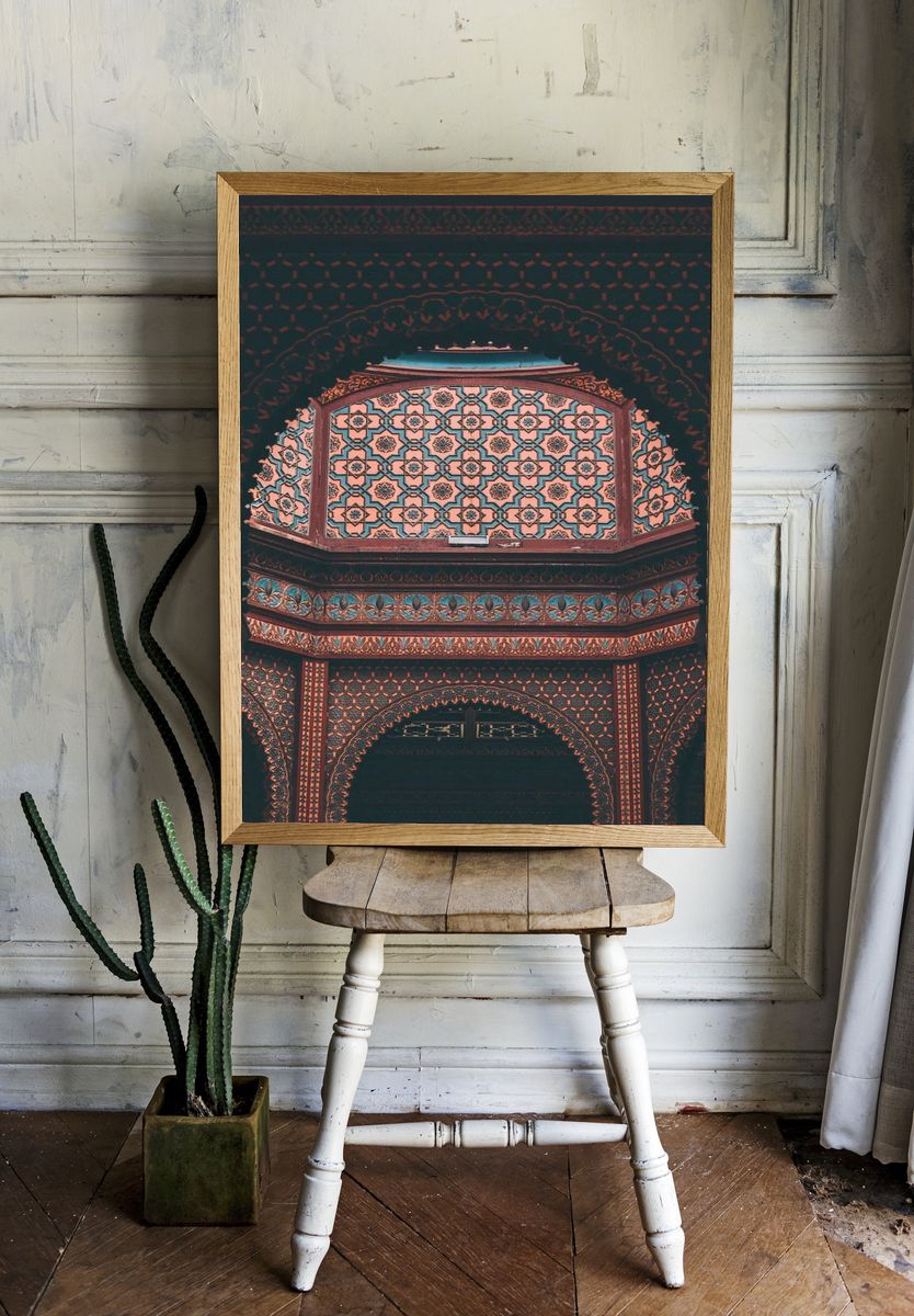 Ornate Architectural Details — Fine Art Print. room preview