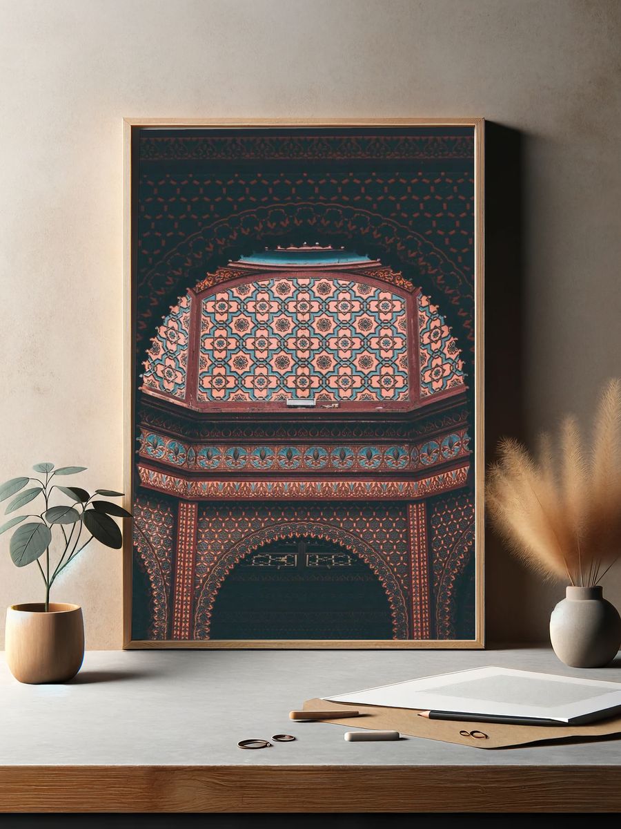 Ornate Architectural Details — Fine Art Print. — room view 2