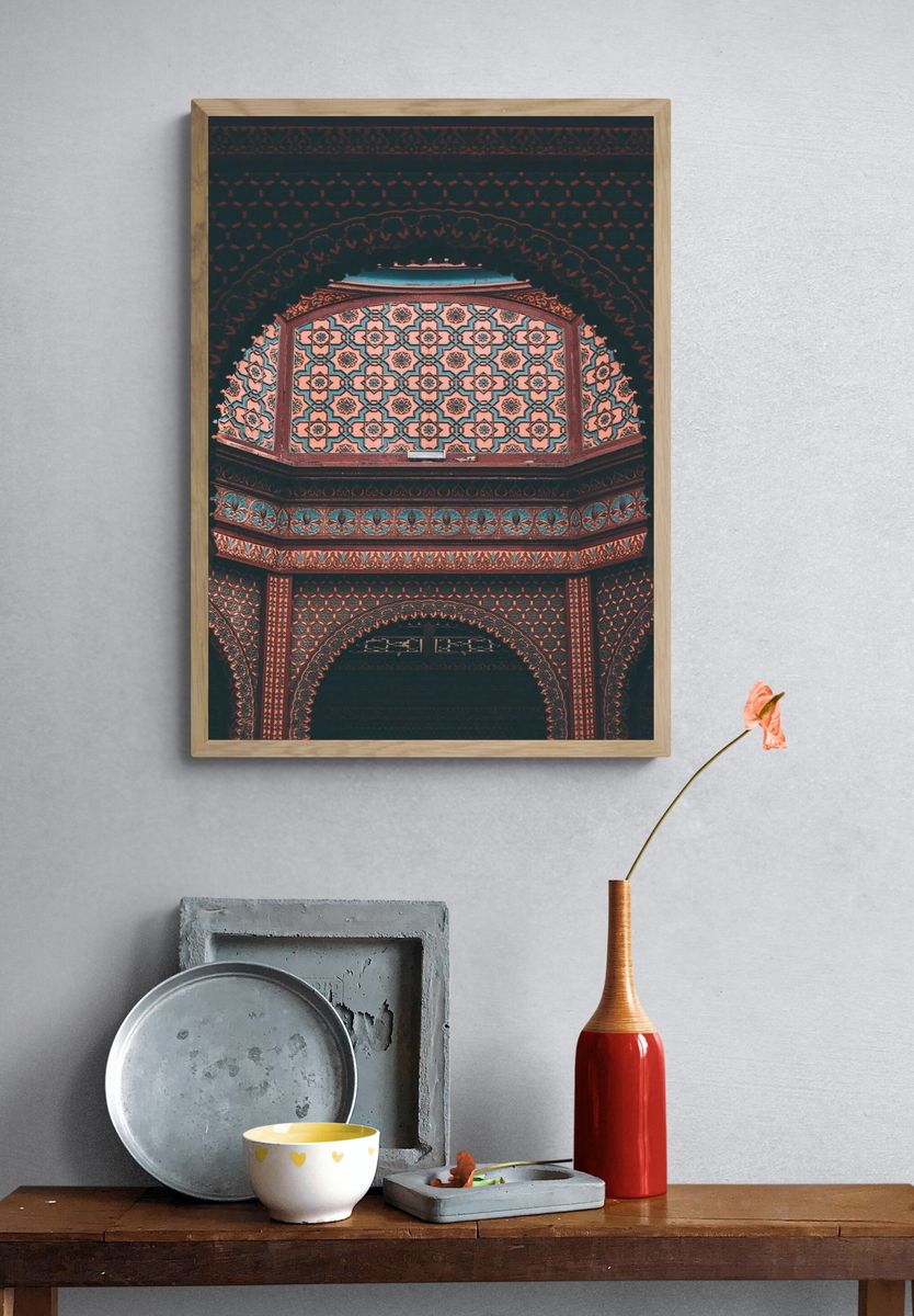 Ornate Architectural Details — Fine Art Print. — room view 3