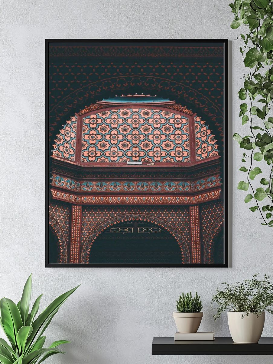 Ornate Architectural Details — Fine Art Print. — room view 4