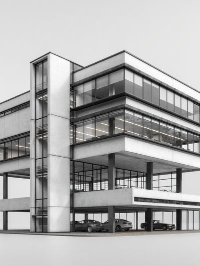 Modernist Building Photography Poster. poster