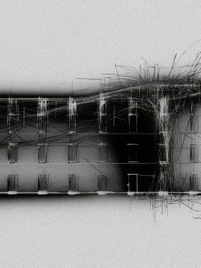 Monochrome Architectural Sketch Poster.
