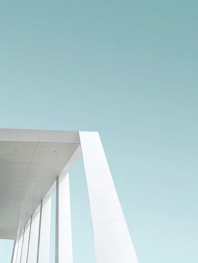 Modern Architectural Structure — Minimalist Print.