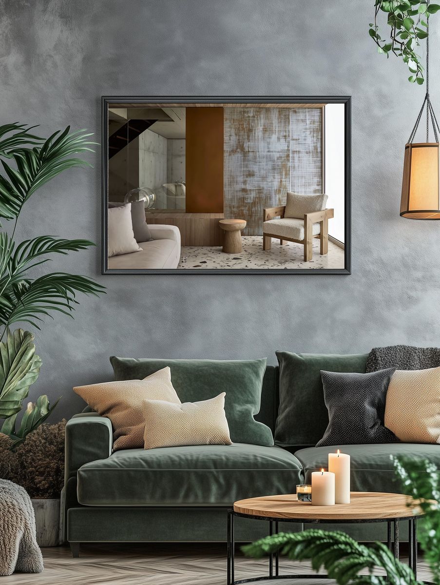 Modern Japandi Interior Poster. — room view 4