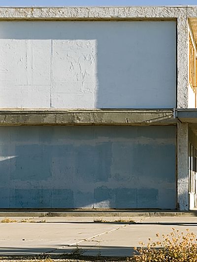 Modern Brutalist Building Poster.