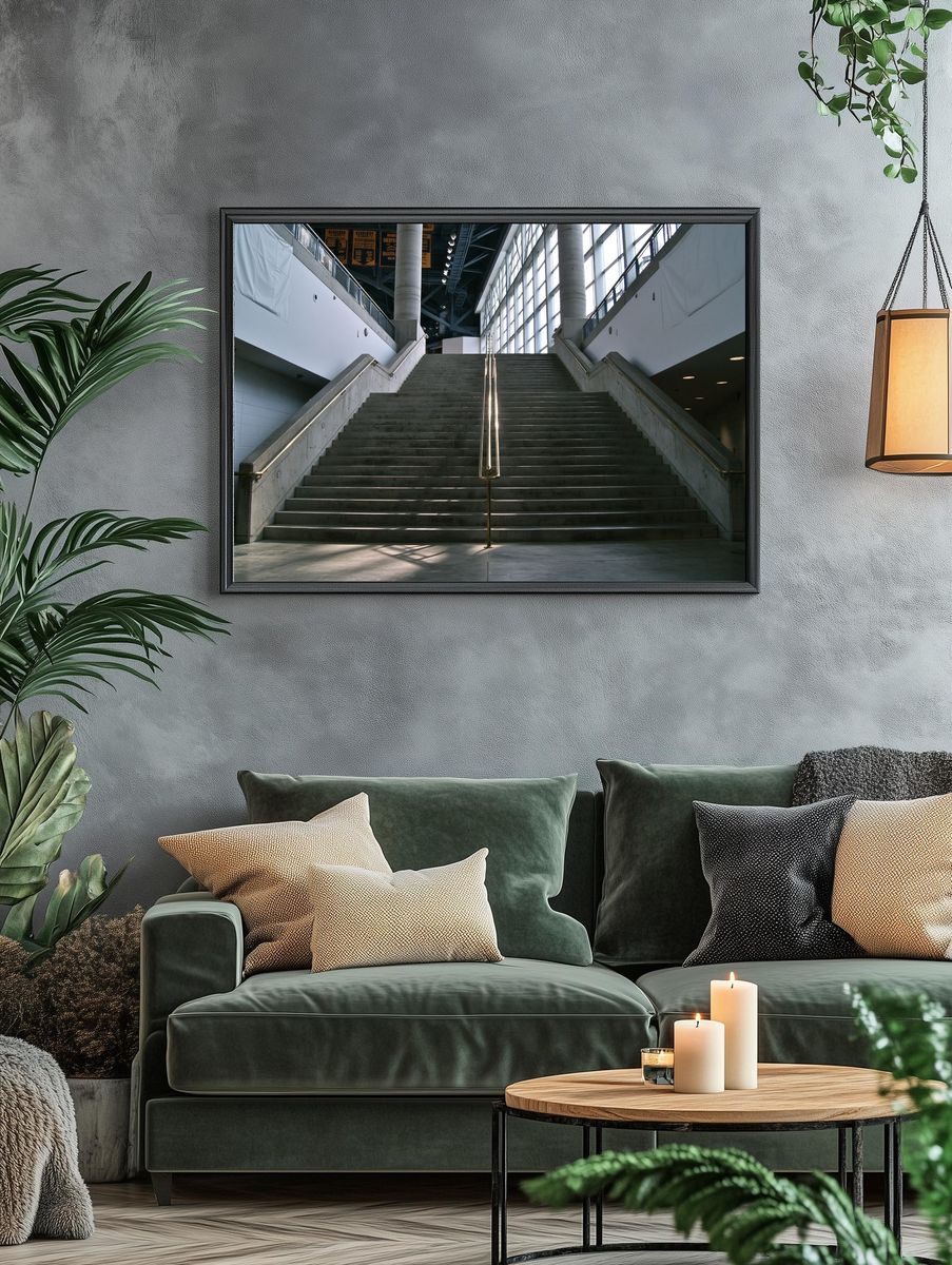 Grand Staircase Interior Photography Poster. — room view 4