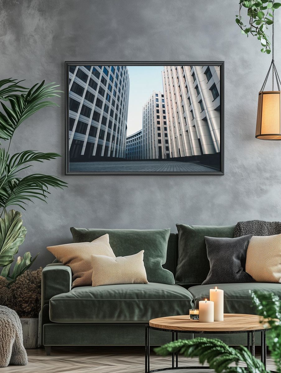 Modern Architecture — Photography Print. — room view 4