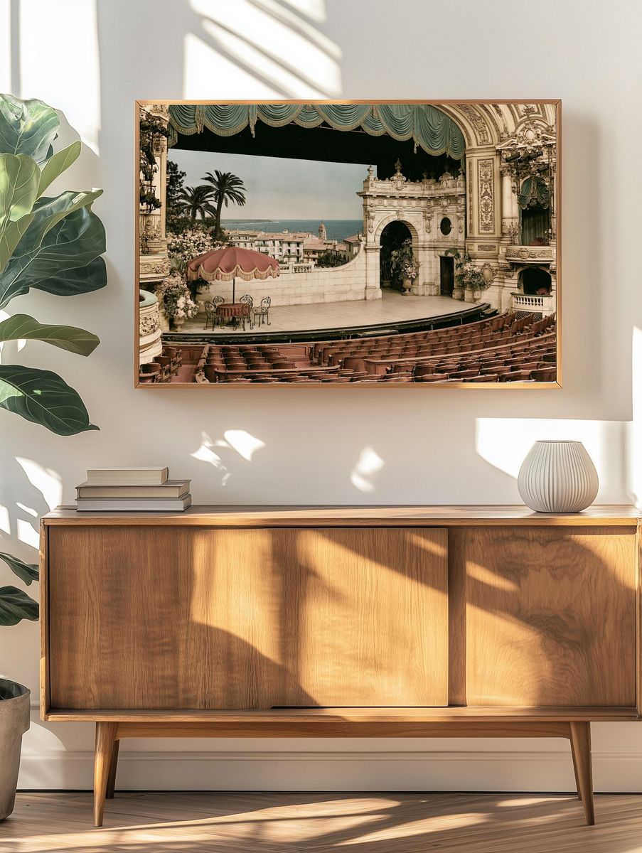 Mediterranean Opera House Interior Print. — room view 3