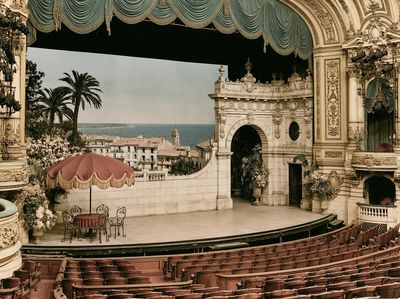 Mediterranean Opera House Interior Print. poster