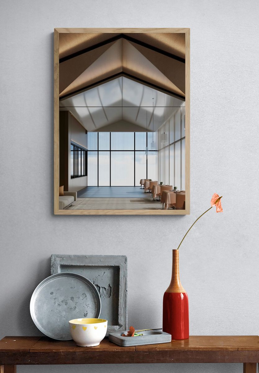 Modern Interior Architecture Poster. — room view 3