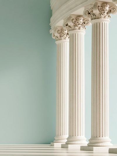 Classical Columns Interior Poster.