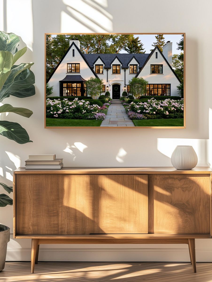 Elegant Tudor Home Photography Poster. — room view 3