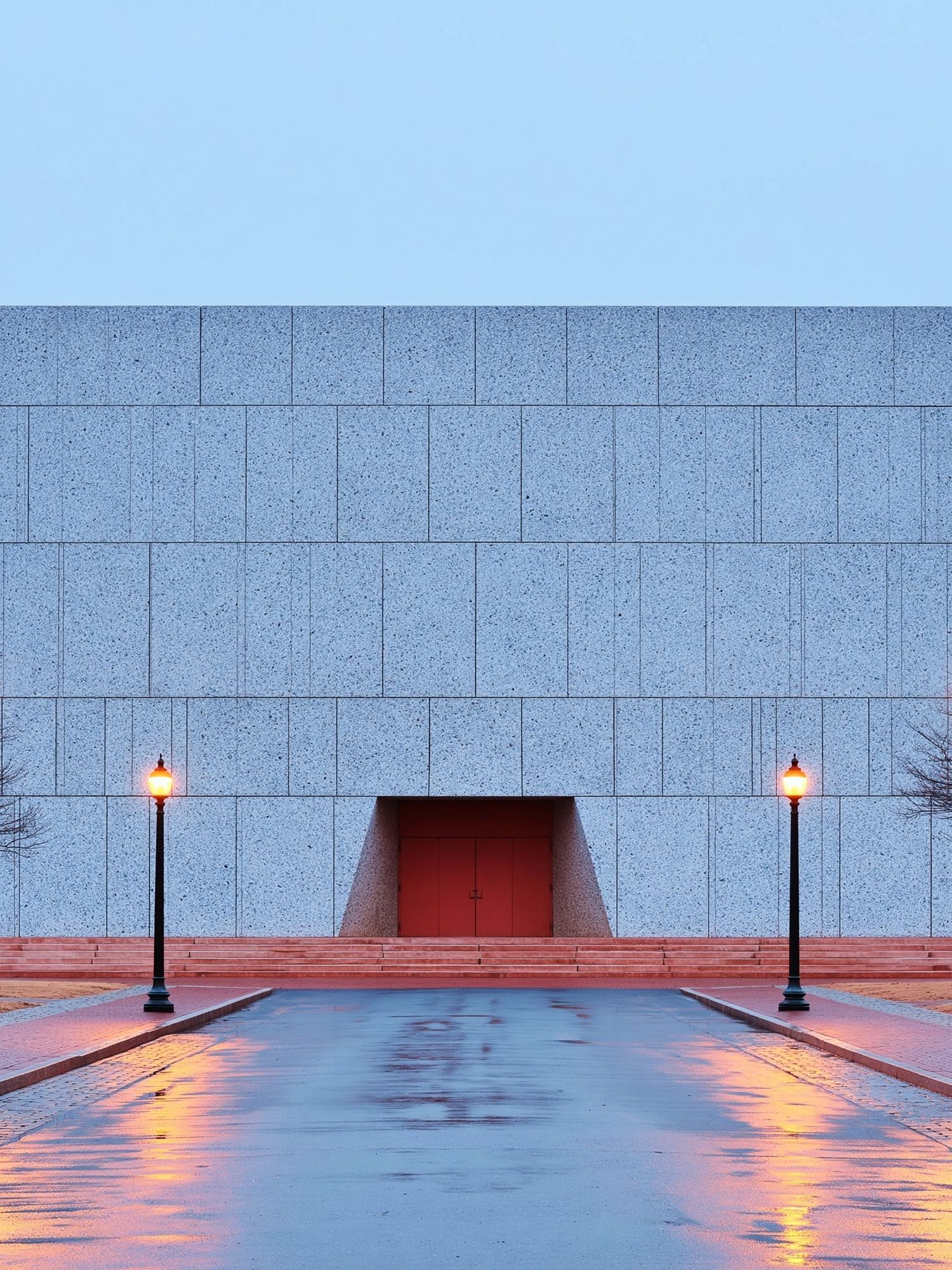 Modern Civic Building Photography Poster. poster detail