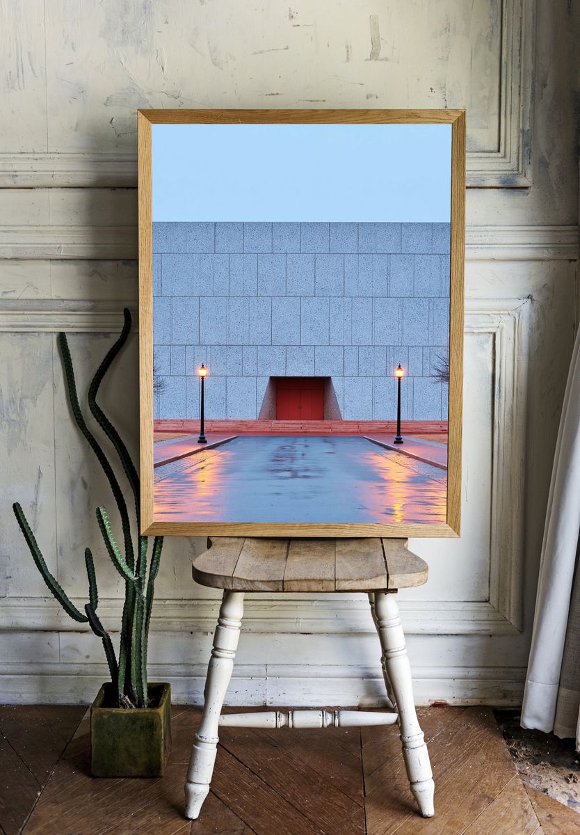 Modern Civic Building Photography Poster. room preview