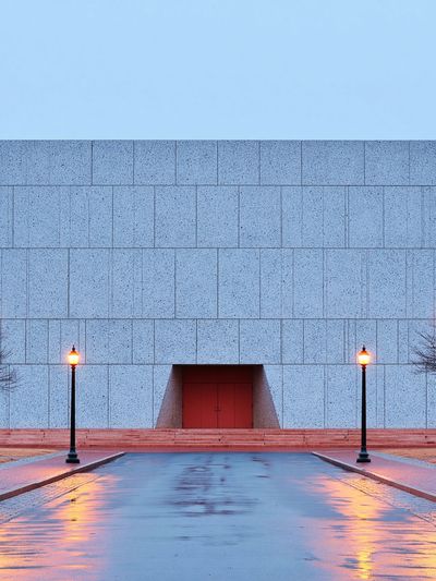 Modern Civic Building Photography Poster.