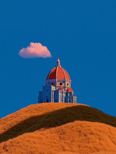 Florence Cathedral Landscape Print.