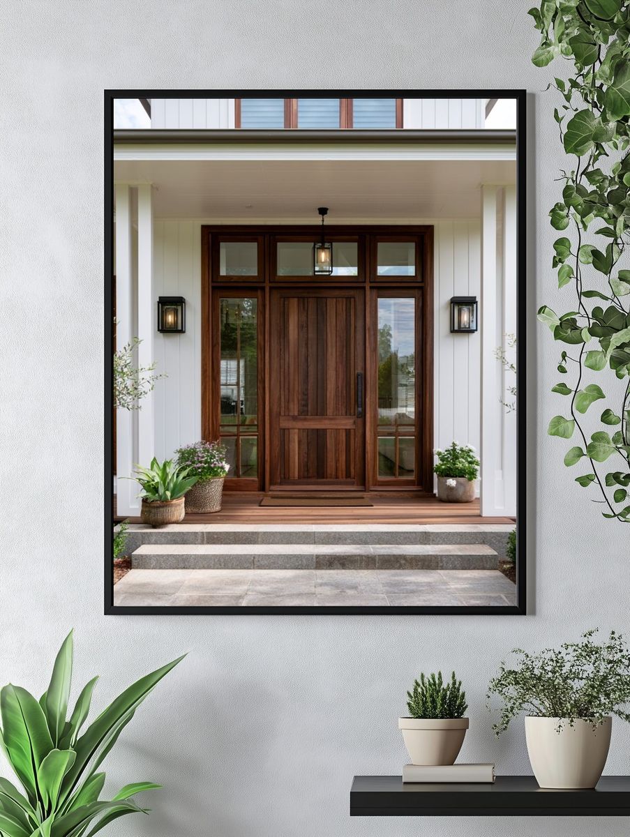 Modern Farmhouse Entryway Photography Poster. — room view 4