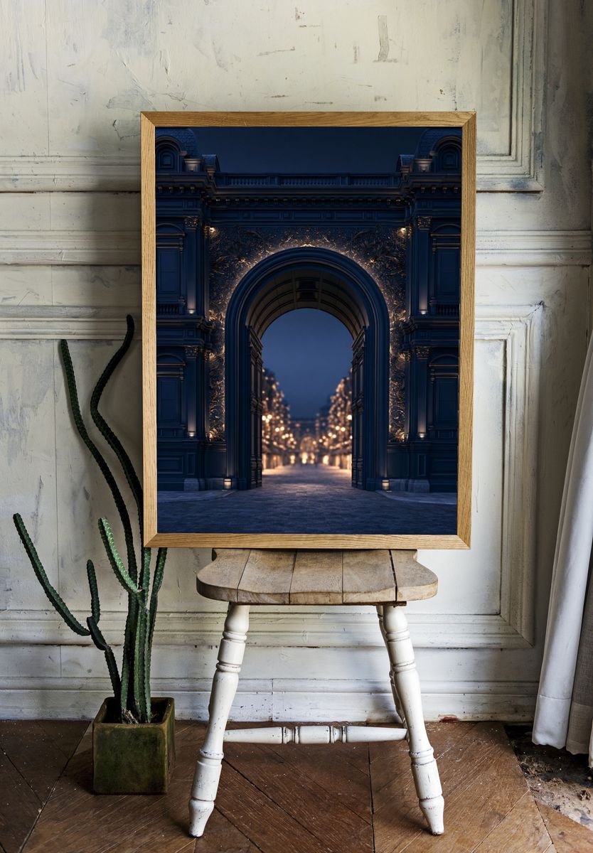 Grand Archway at Dusk Print. room preview