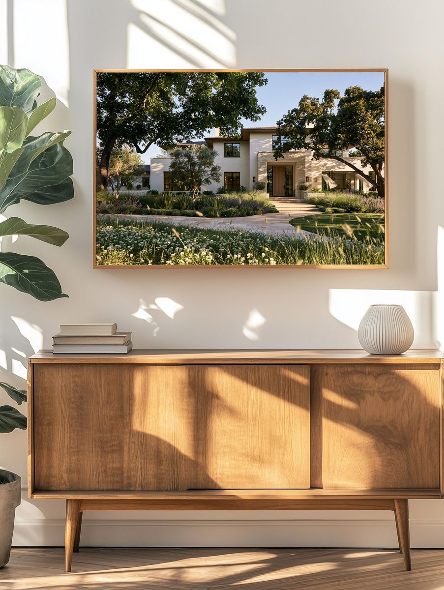 Modern Luxury House Photography Poster. — room view 3