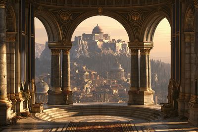 Ancient Citadel Vista Print.