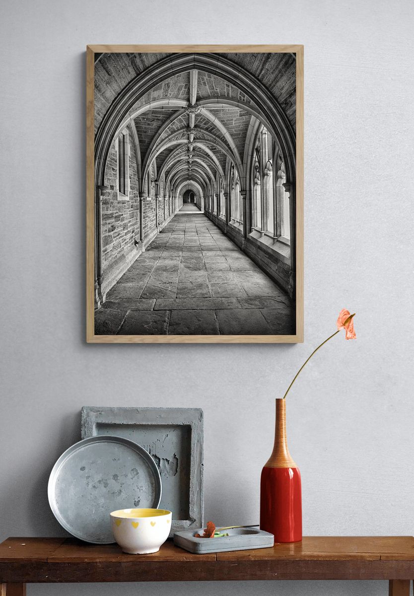 Corridor black white. — room view 3