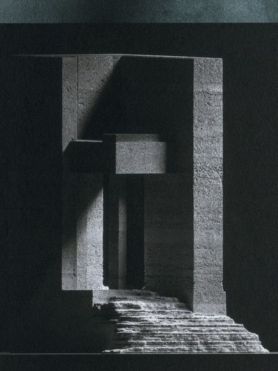 Monolithic Stone Passage Poster.