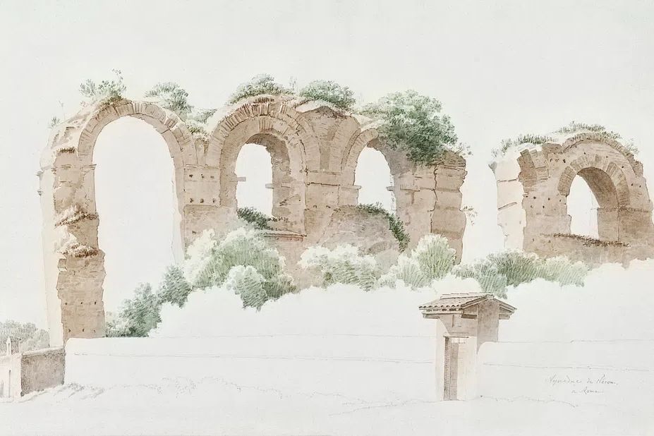 Part Aqueduct Rome (ca. 1809–1812). poster detail