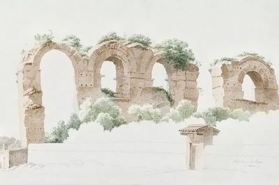 Part Aqueduct Rome (ca. 1809–1812).