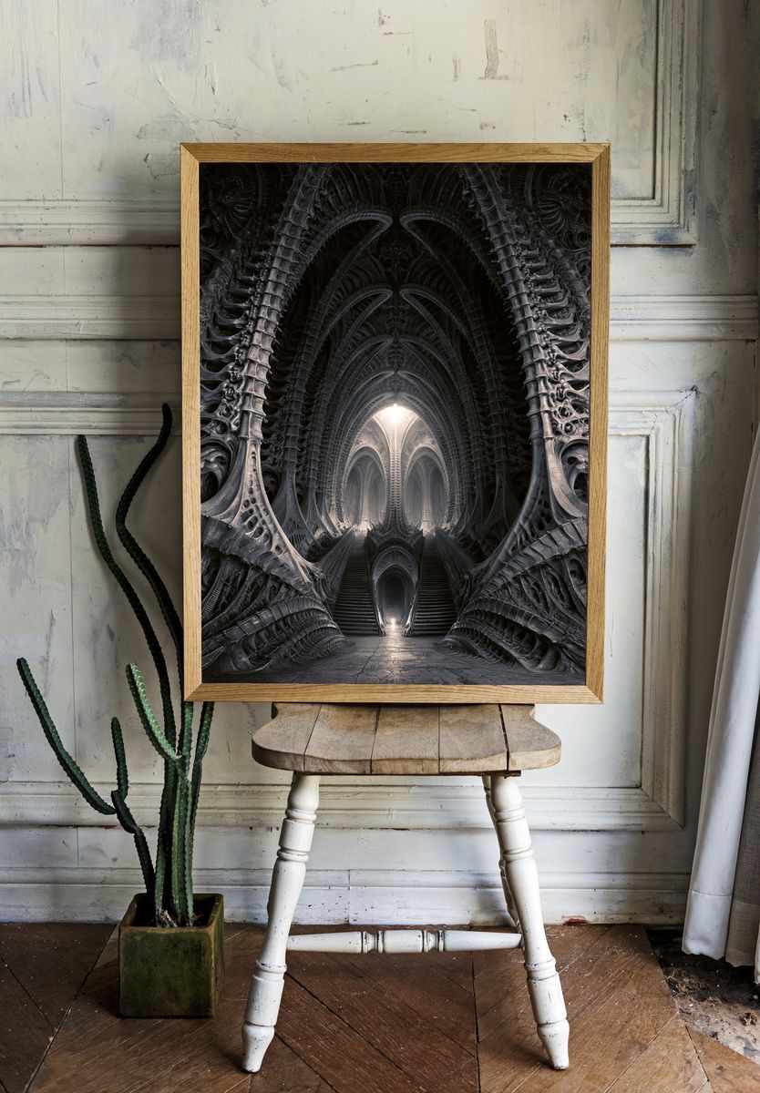Ancient Temple Ruins — Photography Print. room preview