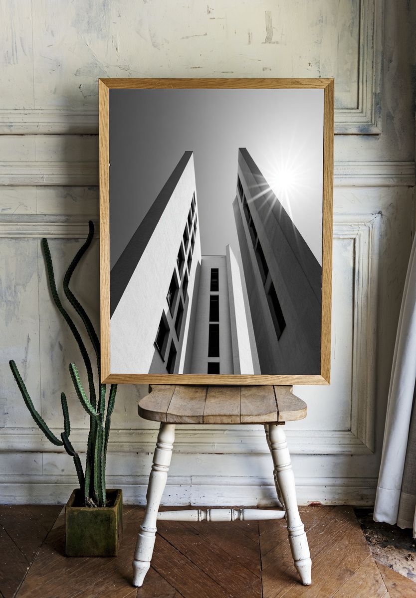 Modern Building Facade Photography Poster. room preview