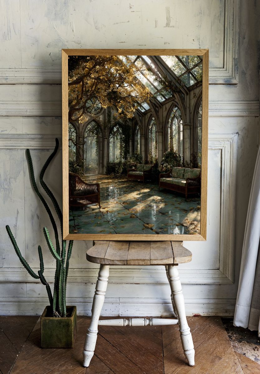 Enchanted Conservatory Interior Print. room preview