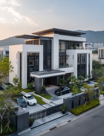 Modern Architecture — Luxury Home Print.