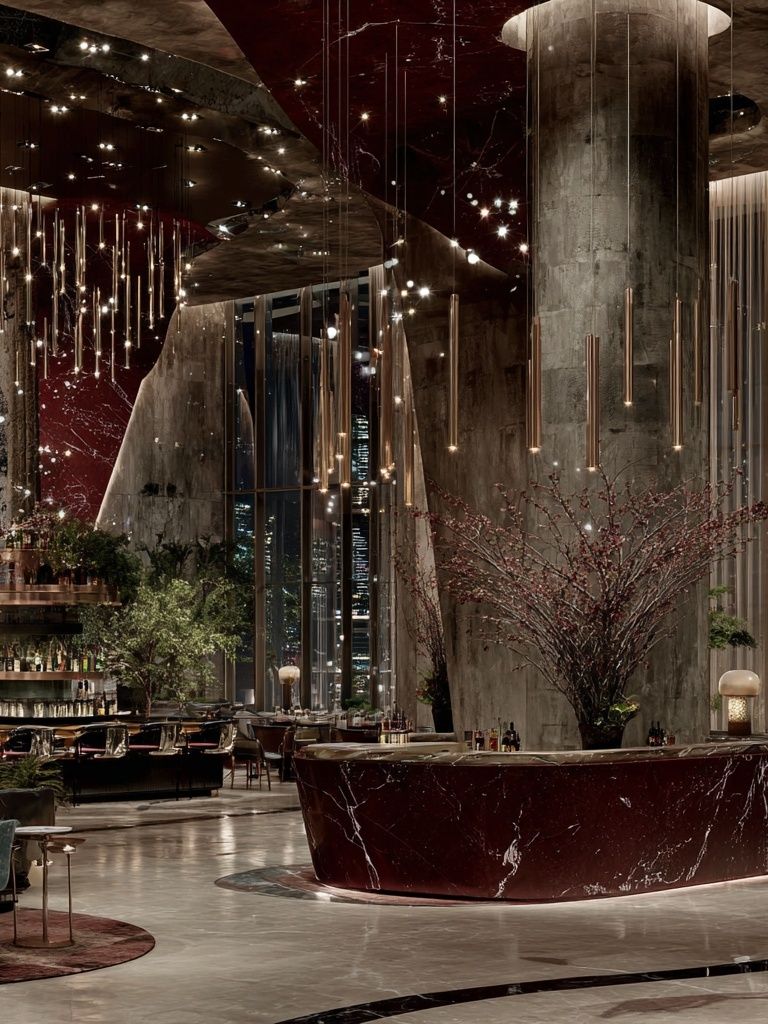 Luxury Hotel Lobby Photography Poster. poster — architecture art