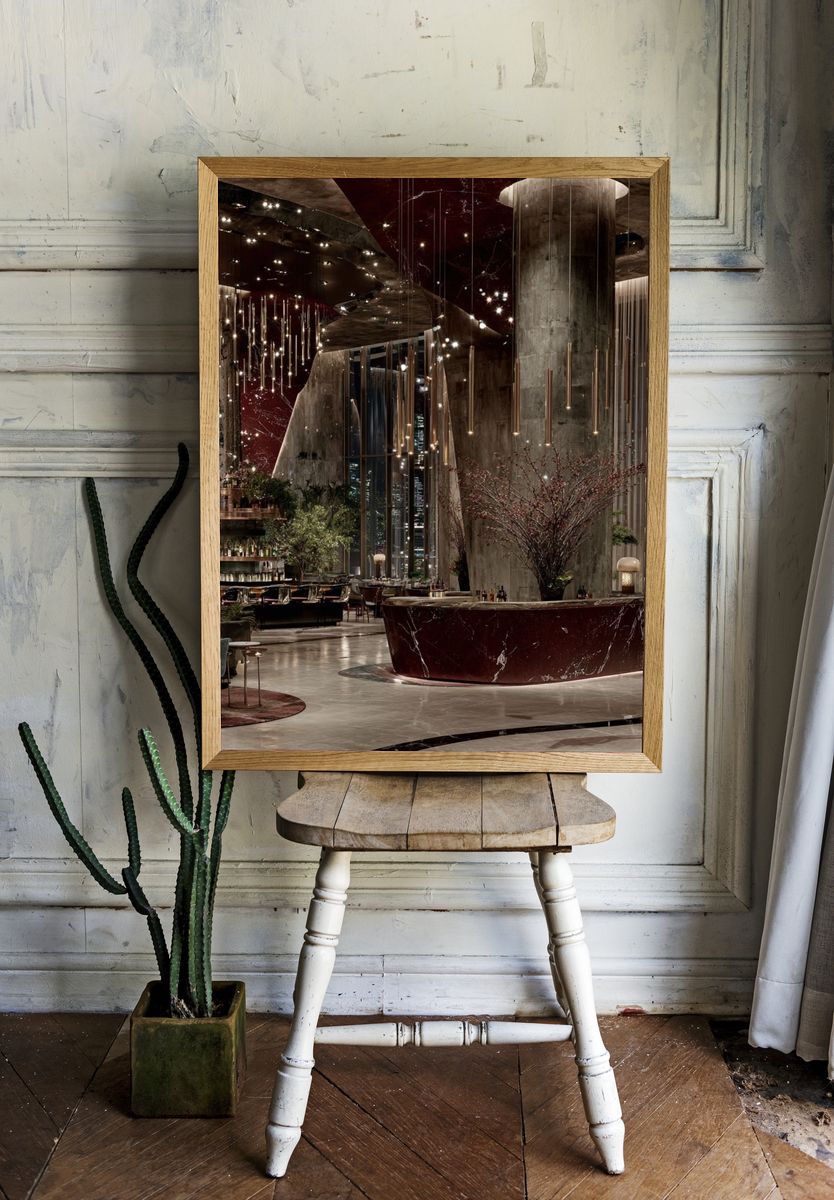 Luxury Hotel Lobby Photography Poster. room preview