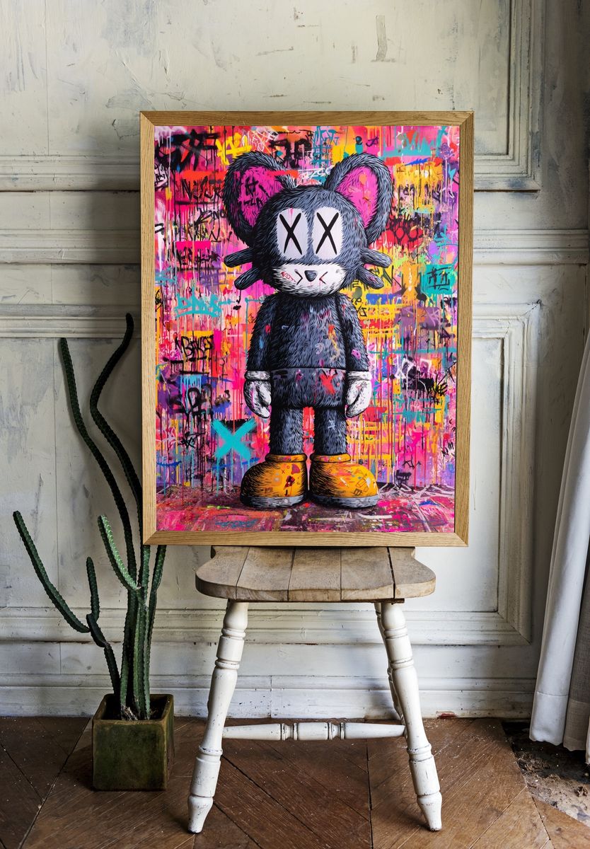 Street Art Character — Illustration Print. — room view 1