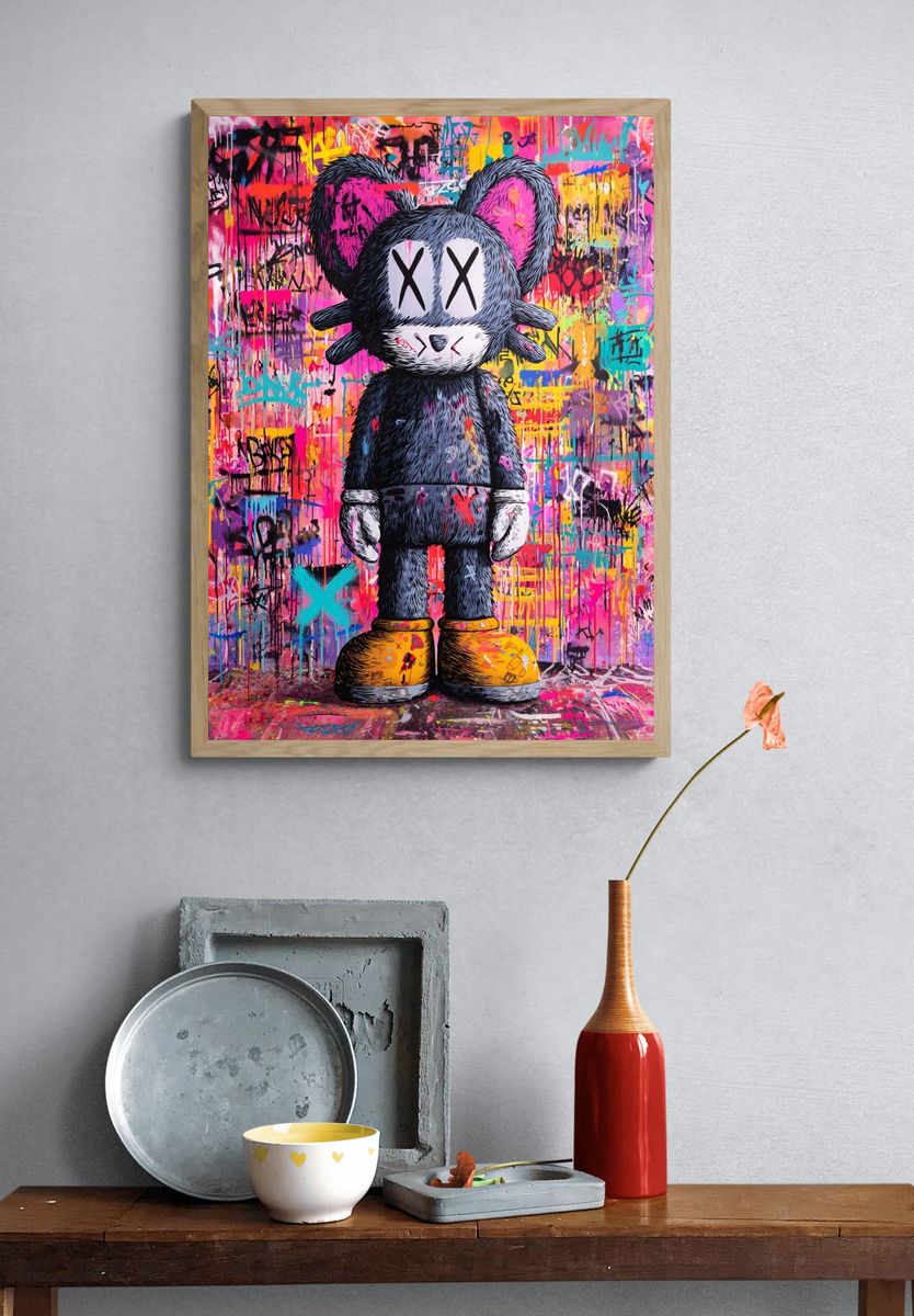 Street Art Character — Illustration Print. — room view 3