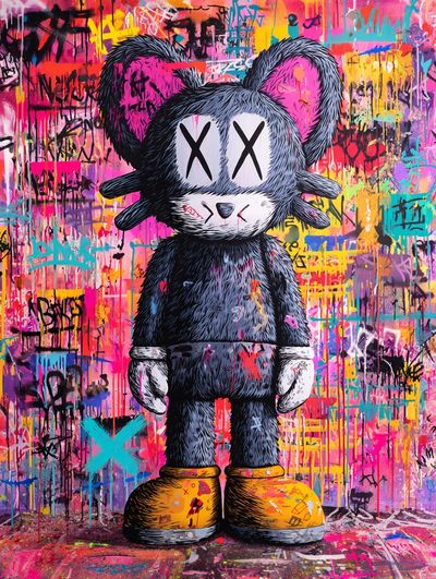 Street Art Character — Illustration Print. poster print
