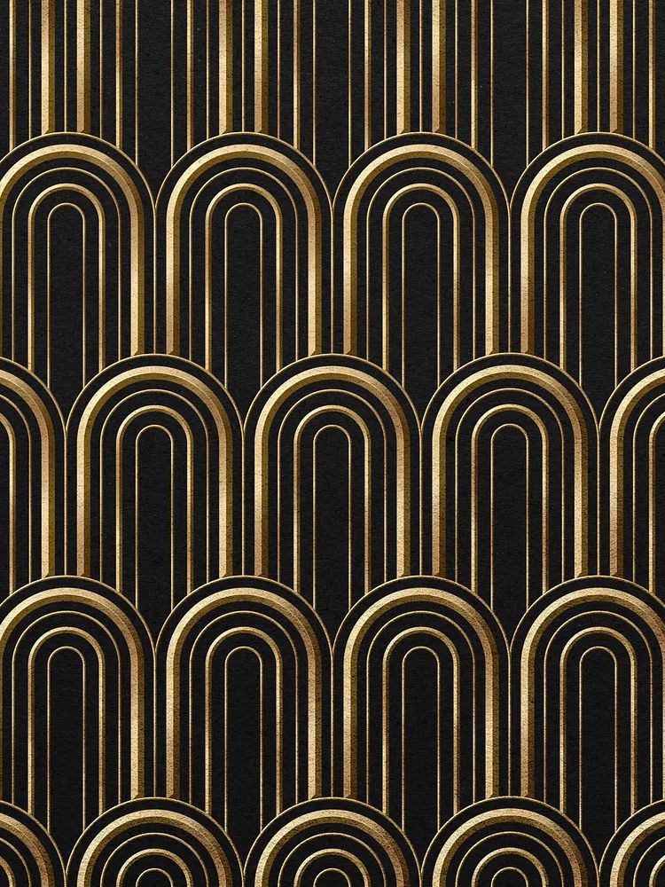 Art Deco Seamless Patterns — Art Print. poster detail
