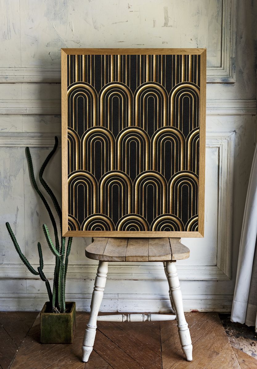 Art Deco Seamless Patterns — Art Print. — room view 1