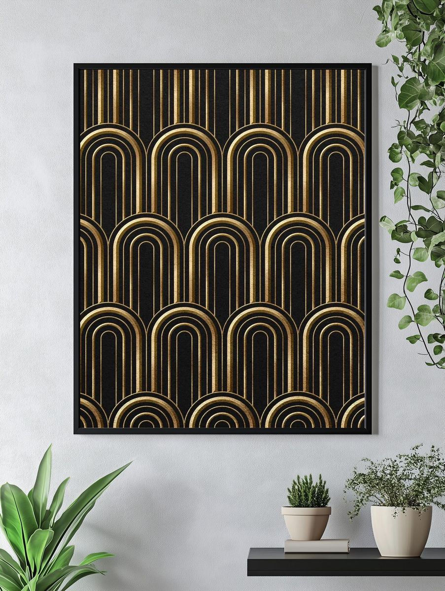 Art Deco Seamless Patterns — Art Print. — room view 4